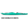 PAKAYAK Bluefin 142 The Ultimate Paking Kayak Nesting Ultra Portable Pro Kayak (Surf)