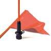 RAILBLAZA Flag Whip & Pennant Black Base